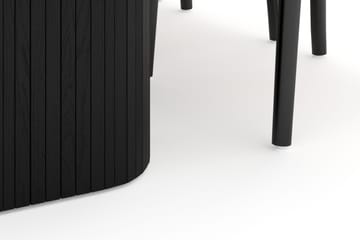 Kopparbo Matgrupp 200 cm med 6 Dastoori Matstolar - Svart - Möbler - Bord & matgrupp - Matgrupp