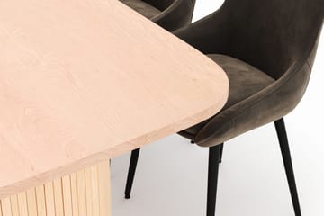 Kopparbo Matgrupp 200x90cm med 6 Alsarp Matstolar - Natural - Möbler - Bord & matgrupp - Matgrupp