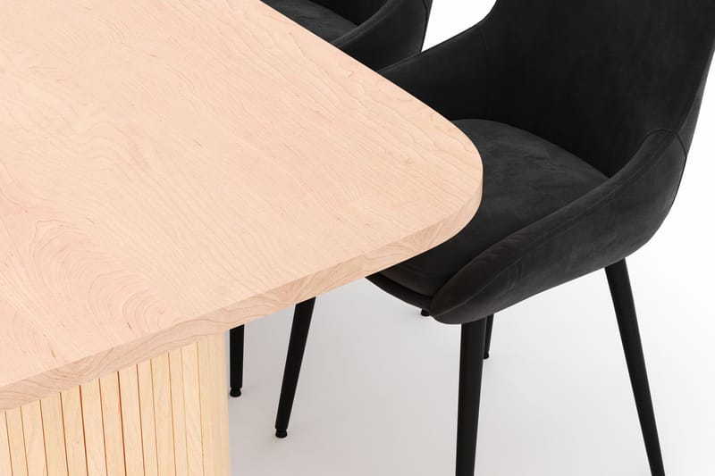 Kopparbo Matgrupp 200x90cm med 6 Alsarp Matstolar - Natural - Möbler - Bord & matgrupp - Matgrupp