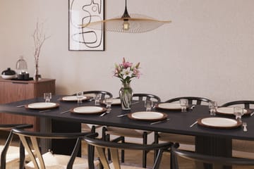 Kopparbo Matgrupp 240 cm med 8 Dastoori Matstol - Svart - Möbler - Bord & matgrupp - Matgrupp