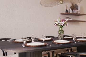 Kopparbo Matgrupp 240 cm med 8 Dastoori Matstol - Svart - Möbler - Bord & matgrupp - Matgrupp