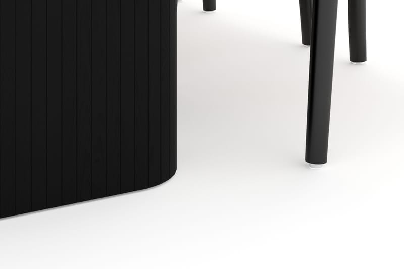 Kopparbo Matgrupp förlängningsbart 180-240 cm med 6 Dastoori Matstol - 2220067-6,2229285-1 - Svart - Möbler - Bord & matgrupp - Matgrupp