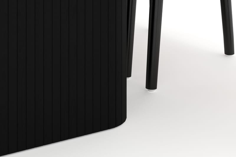 Kopparbo Matgrupp förlängningsbart 200-260 cm med 8 Dastoori Matstol - 2220067-8,2229312-1 - Svart - Möbler - Bord & matgrupp - Matgrupp