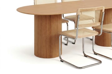 Kopparbo Matgrupp oval 220 cm Ek med 6 Build Matstolar - Ek - Möbler - Bord & matgrupp - Matgrupp
