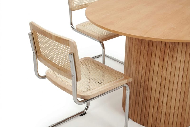 Kopparbo Matgrupp runt 110 cm Ek med 4 Build Matstolar - Ek - Möbler - Bord & matgrupp - Matgrupp
