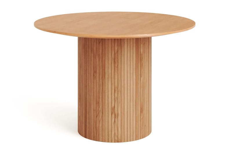 Kopparbo Matgrupp runt 110 cm med 4 Gemmiano Matstolar - Ek - Möbler - Bord & matgrupp - Matgrupp