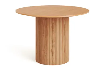 Kopparbo Matgrupp runt 110 cm med 4 Lucy Matstolar - Ek - Möbler - Bord & matgrupp - Matgrupp