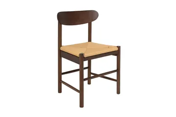 Kopparbo Matgrupp runt 110 cm Valnöt med 4 Malte Matstolar - Möbler - Bord & matgrupp - Matgrupp