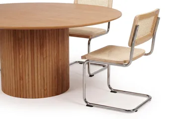 Kopparbo Matgrupp runt 180 cm Ek med 8 Build Matstolar - Ek - Möbler - Bord & matgrupp - Matgrupp