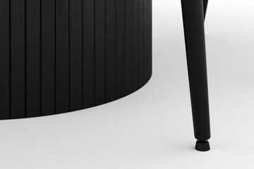 Kopparbo Rund Matgrupp 130 cm 4 Alsarp Matstolar - Svart - Möbler - Bord & matgrupp - Matgrupp