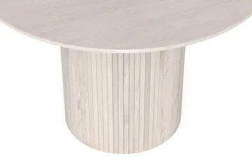 Kopparbo Runt Matbord 110 cm Fanér - Vitlaserat - Möbler - Bord & matgrupp - Matbord & köksbord