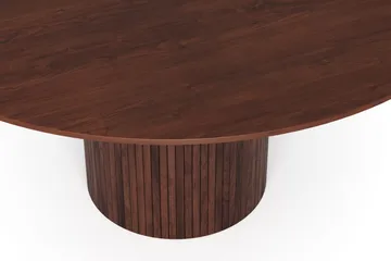 Kopparbo Runt Matbord 150 cm Fanér - Valnöt - Möbler - Bord & matgrupp - Matbord & köksbord