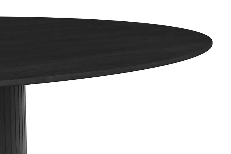 Kopparbo Runt Matbord 180 cm Fanér - Svart - Möbler - Bord & matgrupp - Matbord & köksbord