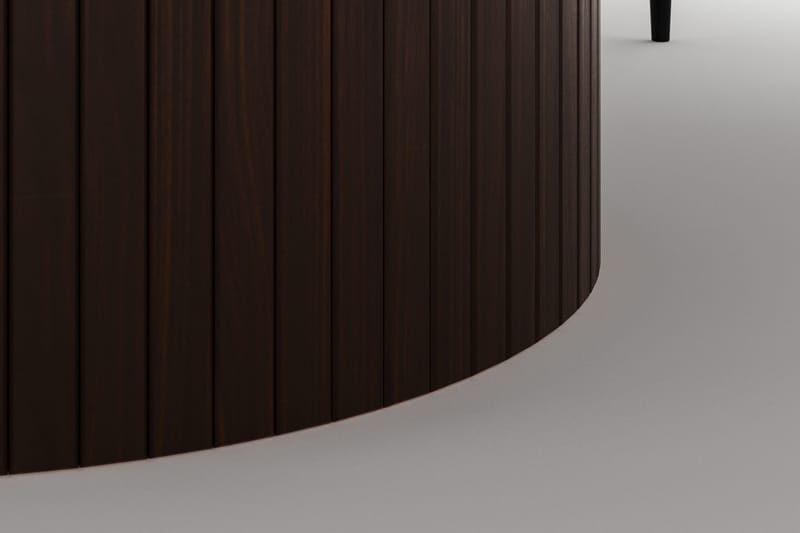 Kopparbo Runt Matbord 180 cm med 6 Sawako Stolar - Valnöt - Möbler - Bord & matgrupp - Matgrupp