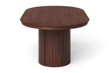 Kopparbo Runt Matbordförlängningsbart 120-220 cm Fanér - Valnöt - Möbler - Bord & matgrupp - Matbord & köksbord