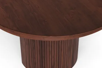 Kopparbo Runt Matbordförlängningsbart 120-220 cm Fanér - Valnöt - Möbler - Bord & matgrupp - Matbord & köksbord
