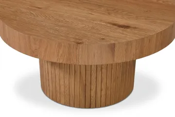 Kopparbo Soffbord Rund 85 cm tjock bordsskiva - Ek - Möbler - Bord & matgrupp - Soffbord