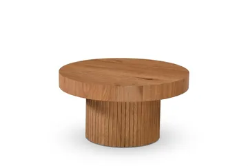 Kopparbo Soffbord Rund 85 cm tjock bordsskiva - Ek - Möbler - Bord & matgrupp - Soffbord