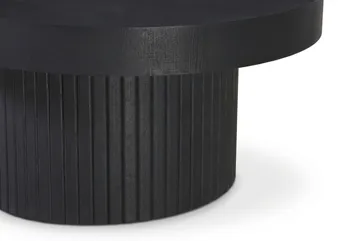 Kopparbo Soffbord Rund 85 cm tjock bordsskiva - Svart - Möbler - Bord & matgrupp - Soffbord