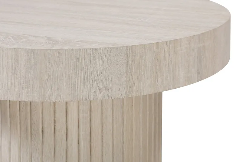 Kopparbo Soffbord Rund 85 cm tjock bordsskiva - Vitlaserad - Möbler - Bord & matgrupp - Soffbord