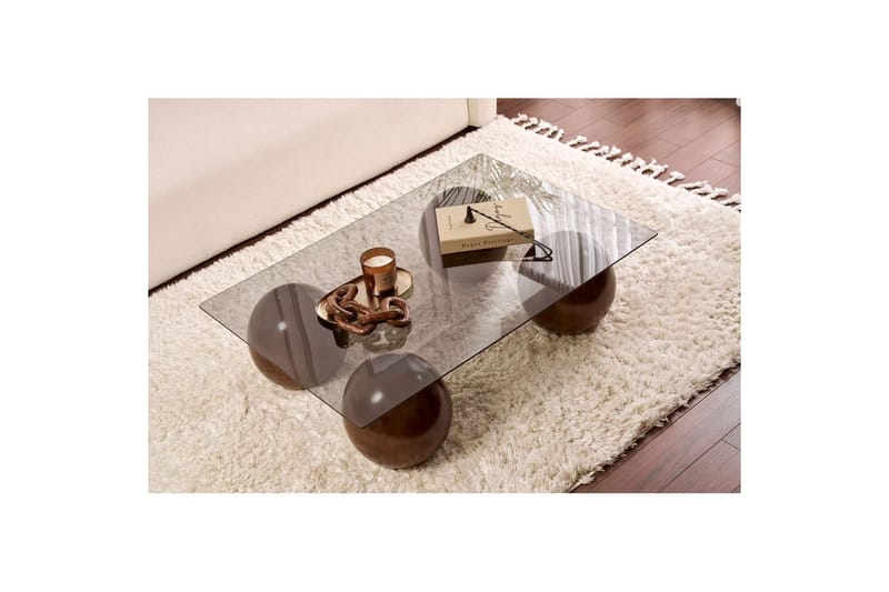 Koushik Soffbord 110 cm - Sand/Ljusgrå - Möbler - Bord & matgrupp - Soffbord