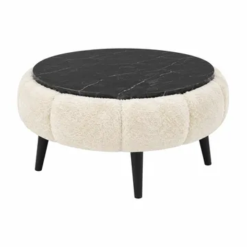 Kundu Soffbord Rund 60 cm Bubblig