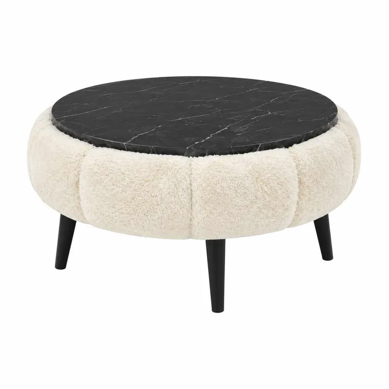Kundu Soffbord Rund 60 cm Bubblig