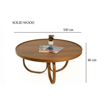 Kunti Soffbord 100 cm - Mörkbrun - Möbler - Bord & matgrupp - Soffbord