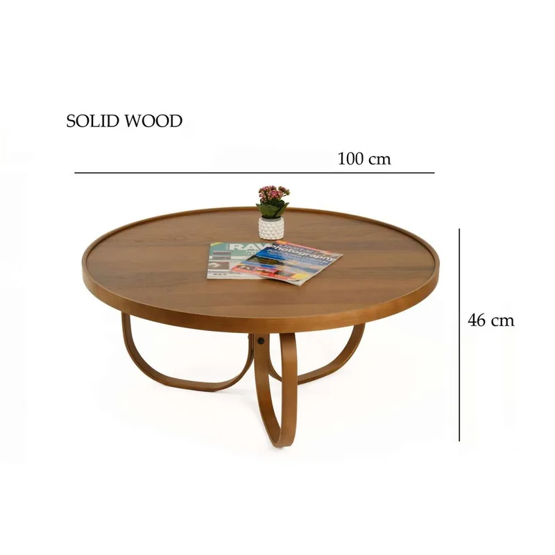 Kunti Soffbord 100 cm - Mörkbrun - Möbler - Bord & matgrupp - Soffbord