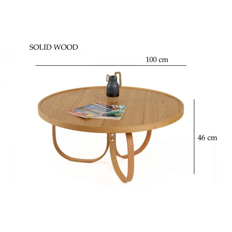 Kunti Soffbord 100 cm - Natur - Möbler - Bord & matgrupp - Soffbord