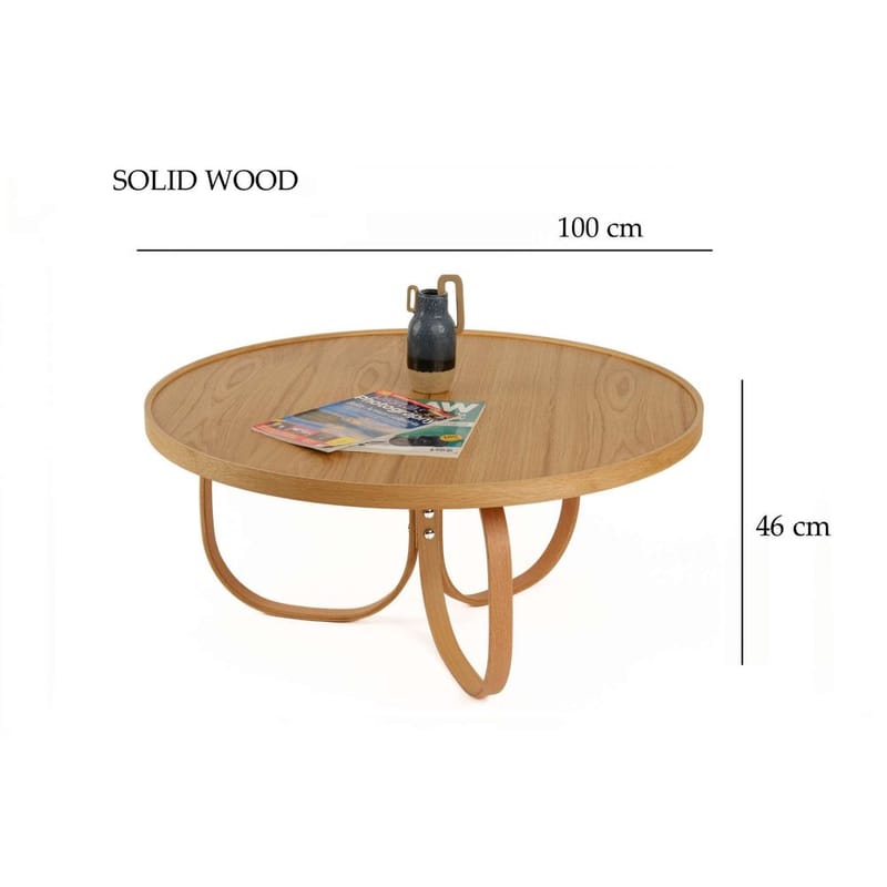 Kunti Soffbord 100 cm - Natur - Möbler - Bord & matgrupp - Soffbord