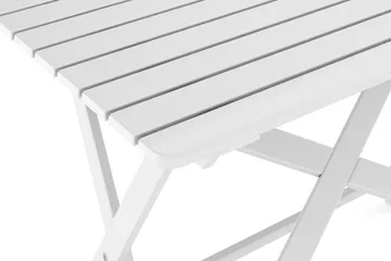 Landet Rektangulärt Matbord utomhus 118x70x74 cm i akacia trä - Vit - Utemöbler & utemiljö - Utebord & trädgårdsbord - Matbord utomhus