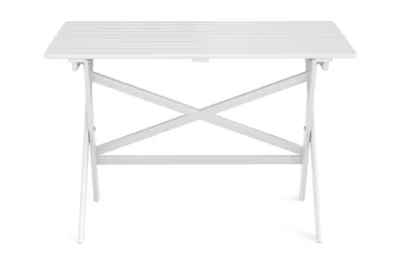 Landet Rektangulärt Matbord utomhus 118x70x74 cm i akacia trä - Vit - Utemöbler & utemiljö - Utebord & trädgårdsbord - Matbord utomhus