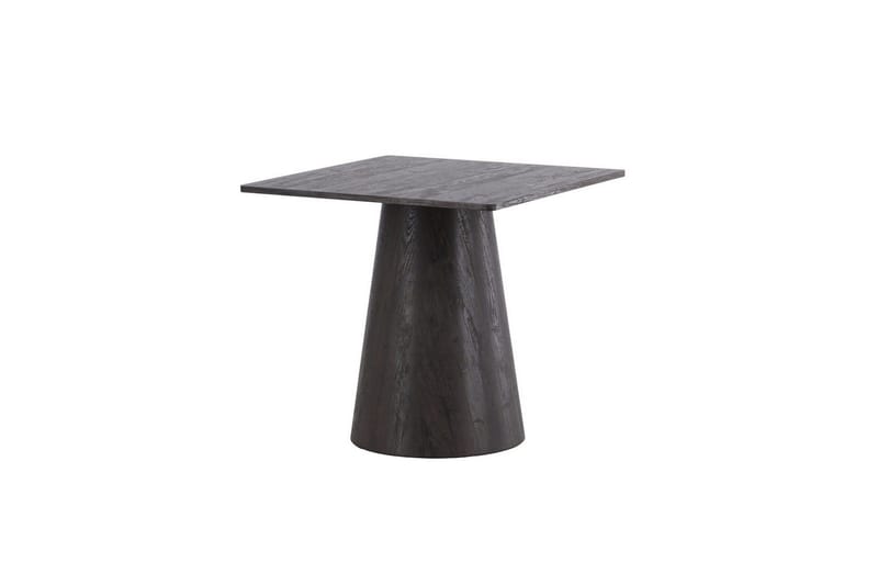 Lanzi Litet Kvadratiskt Matbord 80 cm med Trä- och Ekutseende, Brun