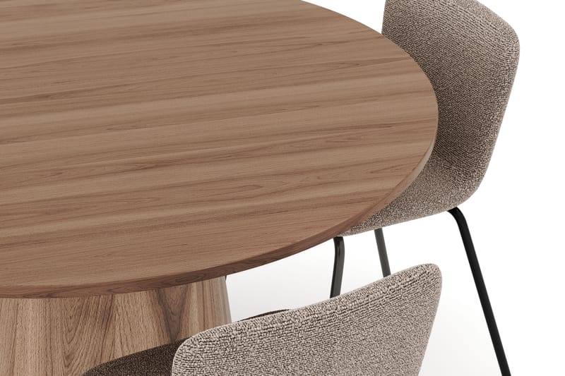 Lanzo Matbord 120 cm med 4 Katy Matstolar - Möbler - Bord & matgrupp - Matgrupp