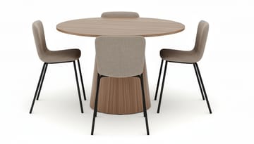 Lanzo Matbord 120 cm med 4 Katy Matstolar - Möbler - Bord & matgrupp - Matgrupp