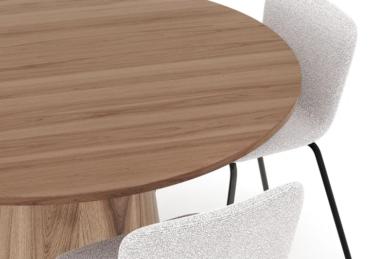 Lanzo Matbord 120 cm med 4 Katy Matstolar - Möbler - Bord & matgrupp - Matgrupp