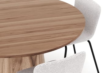 Lanzo Matbord 120 cm med 4 Katy Matstolar - Möbler - Bord & matgrupp - Matgrupp