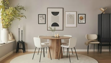 Lanzo Matbord 120 cm med 4 Katy Matstolar - Möbler - Bord & matgrupp - Matgrupp