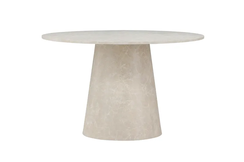 Lanzo Matbord 120 cm Rund - Beige - Möbler - Bord & matgrupp - Matbord & köksbord
