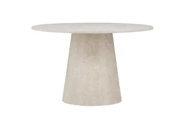 Lanzo Matbord 120 cm Rund - Beige - Möbler - Bord & matgrupp - Matbord & köksbord