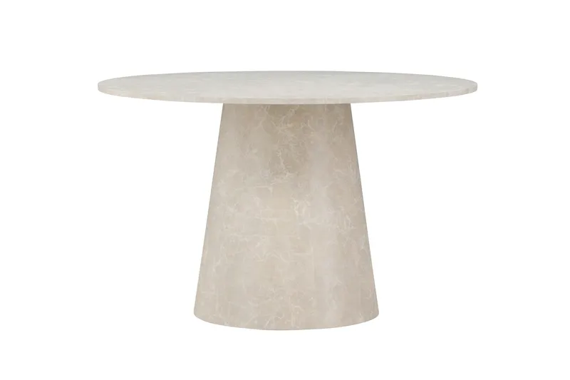 Lanzo Matbord 120 cm Rund - Beige - Möbler - Bord & matgrupp - Matbord & köksbord