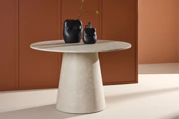Lanzo Matbord 120 cm Rund - Beige - Möbler - Bord & matgrupp - Matbord & köksbord