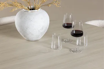 Lanzo Matgrupp 120 cm Rund med 4 Agnes stolar - Whitewash/Vit - Möbler - Bord & matgrupp - Matgrupp