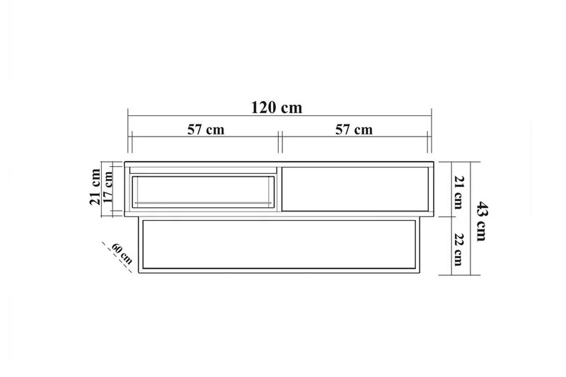 Laxus Soffbord 120 cm - Beige - Möbler - Bord & matgrupp - Soffbord