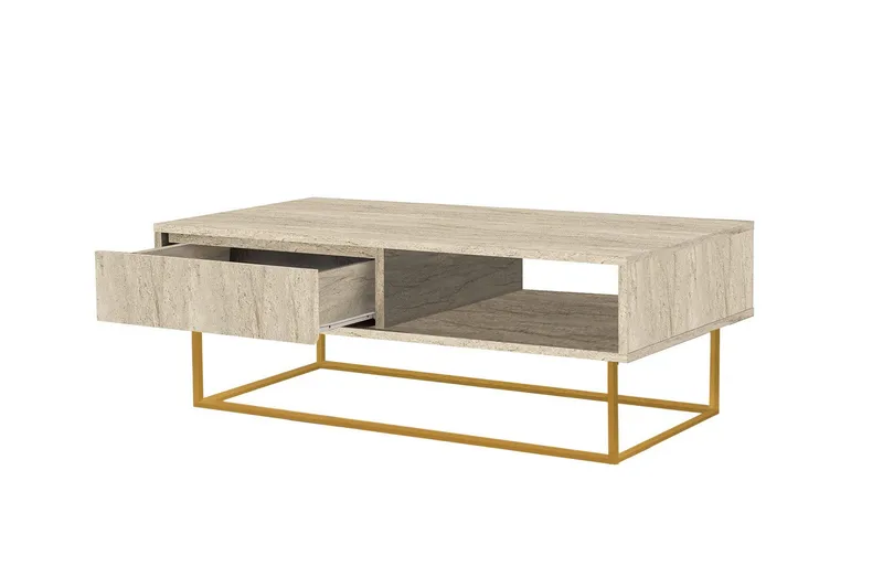 Laxus Soffbord 120 cm - Beige - Möbler - Bord & matgrupp - Soffbord
