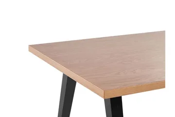 Lenister Matbord 90x150 cm - Ljusbrun/Svart - Möbler - Bord & matgrupp - Matbord & köksbord