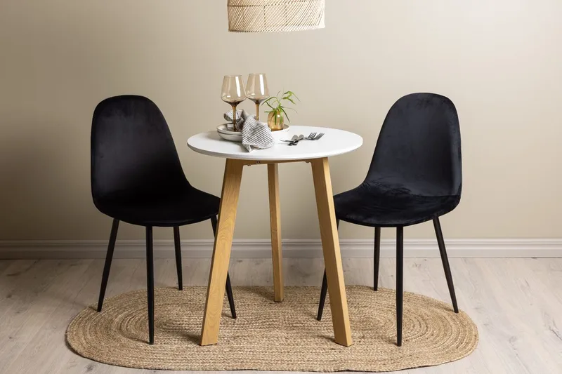 Leonora Matbord 65 cm med 2 Polar Köksstol