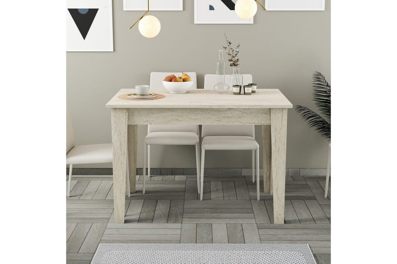 Levents Matbord 110 cm Rektangulär - Beige - Möbler - Bord & matgrupp - Matbord & köksbord