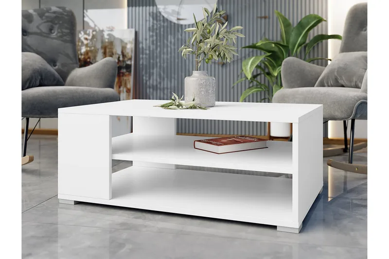 Lindesberg Soffbord 100 cm - Vit - Möbler - Bord & matgrupp - Soffbord
